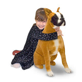 Melissa & Doug Giant Boxer - Lifelike Stuffed Animal Dog
