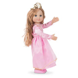 Melissa & Doug Celeste 14-Inch Poseable Princess Doll With Pink Gown and Tiara