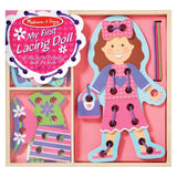 Melissa & Doug My First Lacing Doll With 16pc of Clothing and 3 Laces