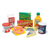 Melissa and Doug Toy, Wooden Fridge Food Set
