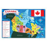 Melissa And Doug Canada Map Jumbo Floor Puzzle 48pc