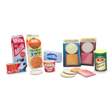 Melissa & Doug Fridge Groceries Play Food Cartons (8pc) - Toy Kitchen Accessories