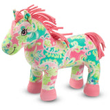 Melissa & Doug Ashley the Horse Stuffed Animal With Paisley Pattern - Ultra-Soft Fleece
