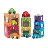 Melissa and Doug Kids' Nesting & Sorting Garages & Cars Toy