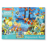 Melissa And Doug Shipwreck Reef And Tropical Fish Puzzles 1500pc