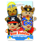 Melissa and Doug Kids' Bold Buddies Adventure Set Hand Puppets