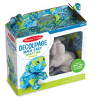 Melissa & Doug Decoupage Made Easy Puppy Paper Mache Craft Kit With Stickers