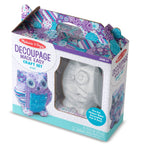Melissa & Doug Decoupage Made Easy Owl Paper Mache Craft Kit With Stickers