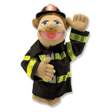 Melissa & Doug Firefighter Puppet With Detachable Wooden Rod