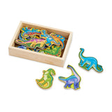 Melissa and Doug Kids Toy, Wooden Dinosaur Magnets - Dinosaur Toy