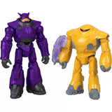 Bundle of 2 |Imaginext Disney Pixar Action Figure 2-Pack (Buzz Lightyear & Sox + Zurg & Zyclops)