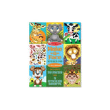 Make-A-Face Sticker Pad: Crazy Animals - (Paperback)