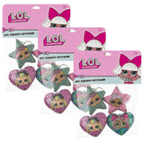 Bundle of 2 |L.O.L. Surprise! Party Favors - (Bendable Rubber Keychains & Squishy Toys)