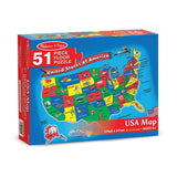Melissa and Doug Toy, U.s.a. Map Floor (51 pc)