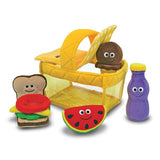 Melissa & Doug Deluxe Picnic Basket Fill and Spill Soft Baby Toy
