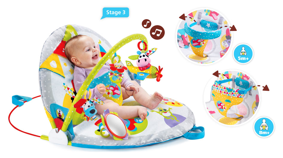 Yookidoo Gymotion Lay to Sit-Up Play 40145