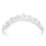 Pearl and Crystal Bridal Tiara Comb - H087