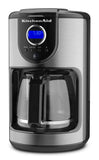 KitchenaidAid 12-Cup Glass Carafe Coffee Maker - Onyx Black KCM111OB