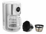 KitchenaidAid 12-Cup Glass Carafe Coffe Maker - White KCM1202WH