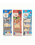 Melissa & Doug Decorate-Your-Own Wooden Craft Kits Set - Plane, Train, and Race Car