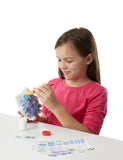 Melissa & Doug Decoupage Made Easy Owl Paper Mache Craft Kit With Stickers