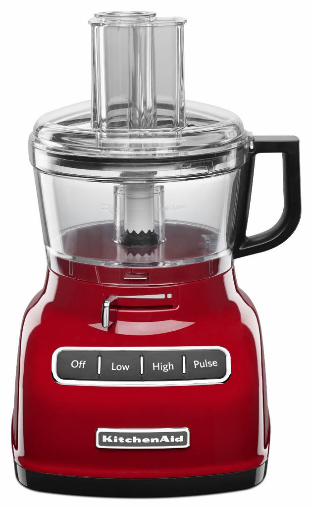 KitchenaidAid 7-Cup Food Processor with ExactSlice System - Empire Red KFP0722ER