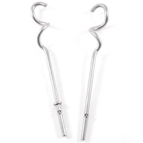 Kitchenaid Dough Hooks Stainless Steel KHM2DH