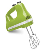 Kitchenaid 5-Speed Slide Control Ultra Power Hand Mixer - Green Apple KHM512GA