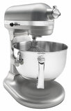 Kitchenaid 6 Qt. Professional 600 Series with Pouring Shield - Nickel Pearl KP26M1XNP