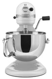 Kitchenaid 6 Qt. Professional 600 Series with Pouring Shield - White KP26M1XWH