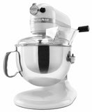 Kitchenaid 6 Qt. Professional 600 Series with Pouring Shield - White KP26M1XWH