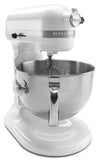 Kitchenaid 6 Qt. Professional 600 Series with Pouring Shield - White KP26M1XWH