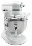 Kitchenaid 6 Qt. Professional 600 Series with Pouring Shield - White KP26M1XWH