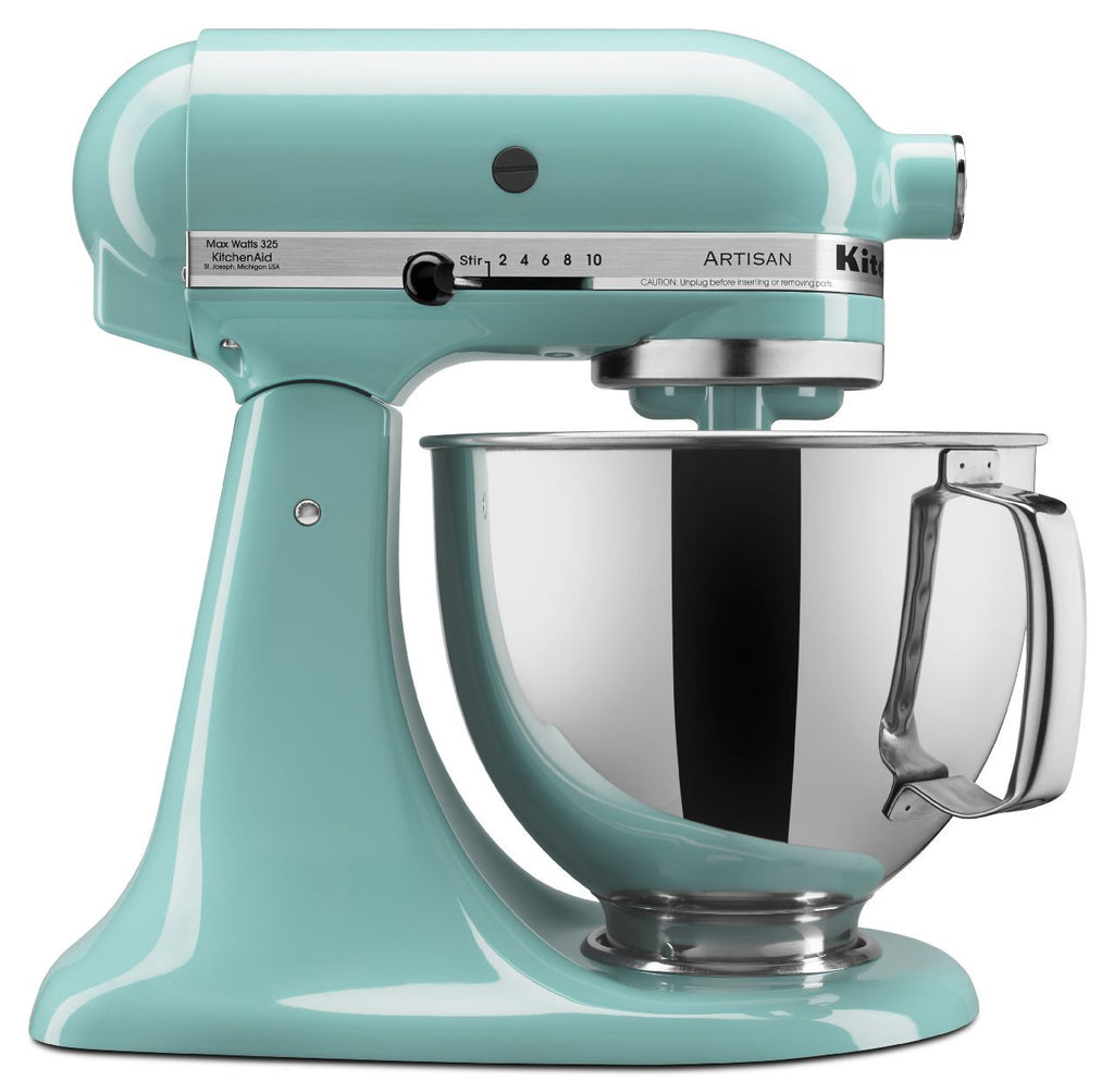 Kitchenaid 5 Qt. Artisan Series with Pouring Shield - Aqua Sky KSM150PSAQ