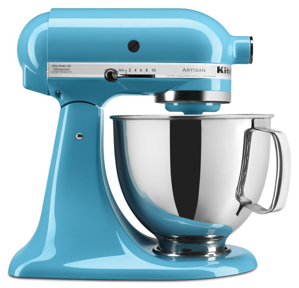 Kitchenaid 5 Qt. Artisan Series with Pouring Shield - Crystal Blue KSM150PSCL