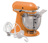 Kitchenaid 5 Qt. Artisan Series with Pouring Shield - Tangerine KSM150PSTG