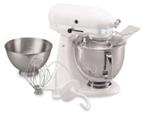 Kitchenaid 5 Qt. Artisan Series with Pouring Shield - White KSM150PSWH