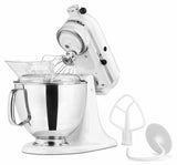 Kitchenaid 5 Qt. Artisan Series with Pouring Shield - White KSM150PSWH