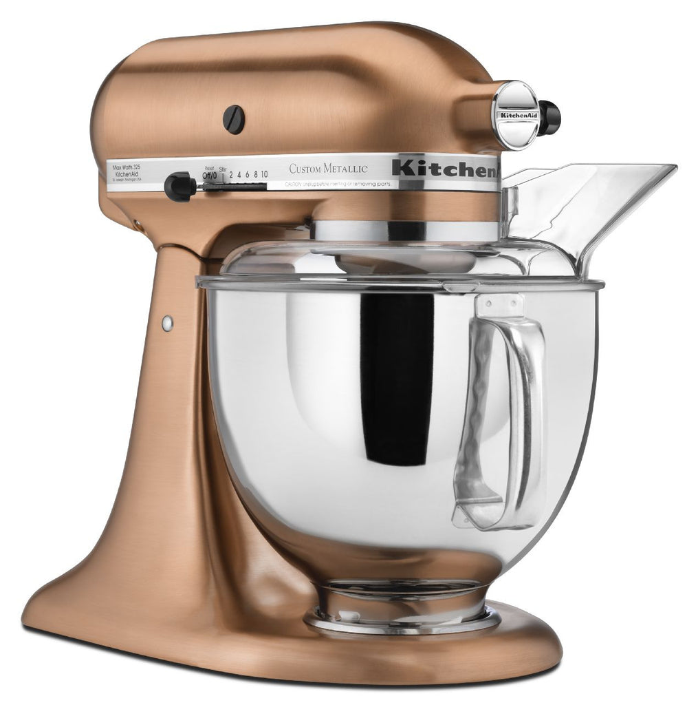 Kitchenaid 5 Qt. Custom Metallic Series with Pouring Shield - Satin Copper KSM152PSCP