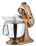 Kitchenaid 5 Qt. Custom Metallic Series with Pouring Shield - Satin Copper KSM152PSCP