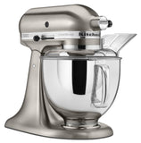 Kitchenaid 5 Qt. Custom Metallic Series with Pouring Shield - Brushed Nickel KSM152PSNK