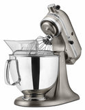 Kitchenaid 5 Qt. Custom Metallic Series with Pouring Shield - Brushed Nickel KSM152PSNK