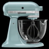Kitchenaid 5 Qt. Artisan Design Series with Glass Bowl - Azure Blue KSM155GBAZ
