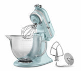 Kitchenaid 5 Qt. Artisan Design Series with Glass Bowl - Azure Blue KSM155GBAZ