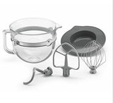 KitchenAid 6 Quart Glass Mixing Bowl with Accessories for Bowl-lift Stand Mixers