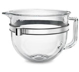 KitchenAid 6 Quart Glass Mixing Bowl with Accessories for Bowl-lift Stand Mixers