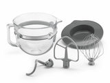 KitchenAid 6 Quart Glass Mixing Bowl with Accessories for Bowl-lift Stand Mixers