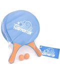 Viahart Surfminton Classic Beach Tennis Wooden Paddle Game