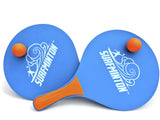 Viahart Surfminton Classic Beach Tennis Wooden Paddle Game