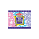 Melissa & Doug Velvet Sticker Collection Book: Princesses, Animals, Fairy Garden - 200+ Stickers
